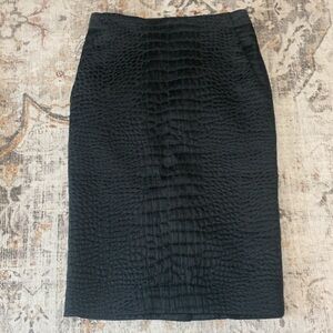 Uniqlo Carine Roitfeld Reptile Pencil Skirt